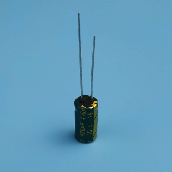 Конденсатор электролитический 470мкФ 16В 6,5х12,5мм ChongX