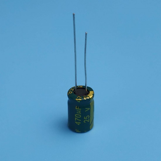 Конденсатор электролитический 470мкФ 25В 8х12,5мм ChongX