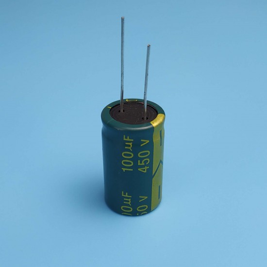 Конденсатор электролитический 100мкФ 450В 18х31мм Jccon